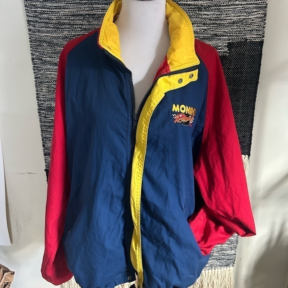 Vintage Monro Racing Team NASCAR Dunbrooke jacket size XL